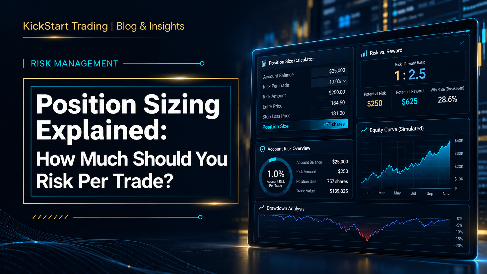 Position Sizing Explained: How Much Should You Risk Per Trade?