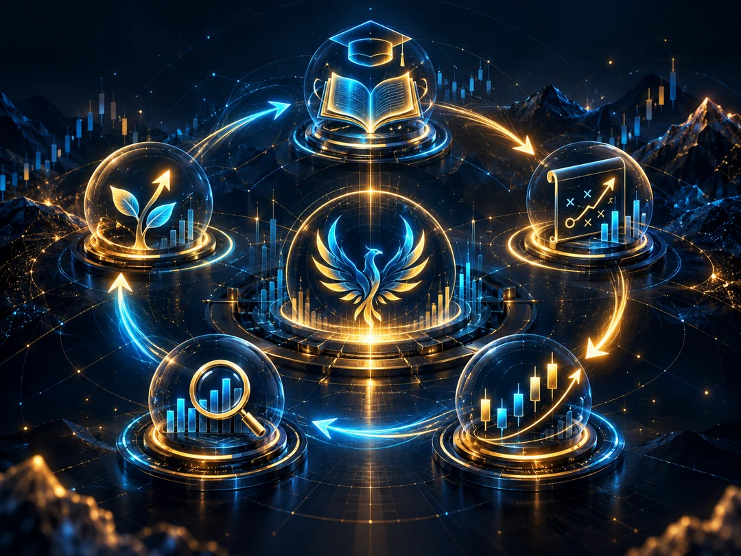 KickStart learning journey, connecting education with chart analysis and trader development